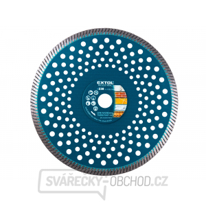 Kotouč diamantový řezný, turbo Fast Cut, suché i mokré řezání, 230x22,2x2,8mm gallery main image