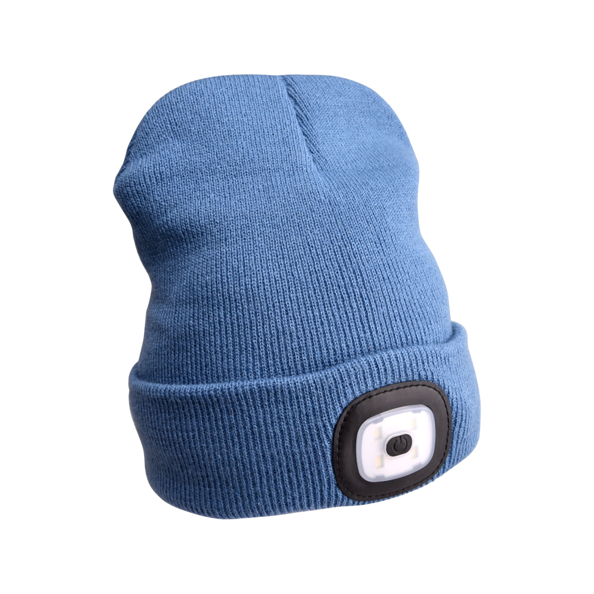 Levně čepice s čelovkou 45lm, nabíjecí, USB, modrá, univerzální velikost 43191