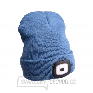 čepice s čelovkou 45lm, nabíjecí, USB, modrá, univerzální velikost čepice s čelovkou 45lm, nabíjecí, USB, modrá, univerzální velikost gallery main image