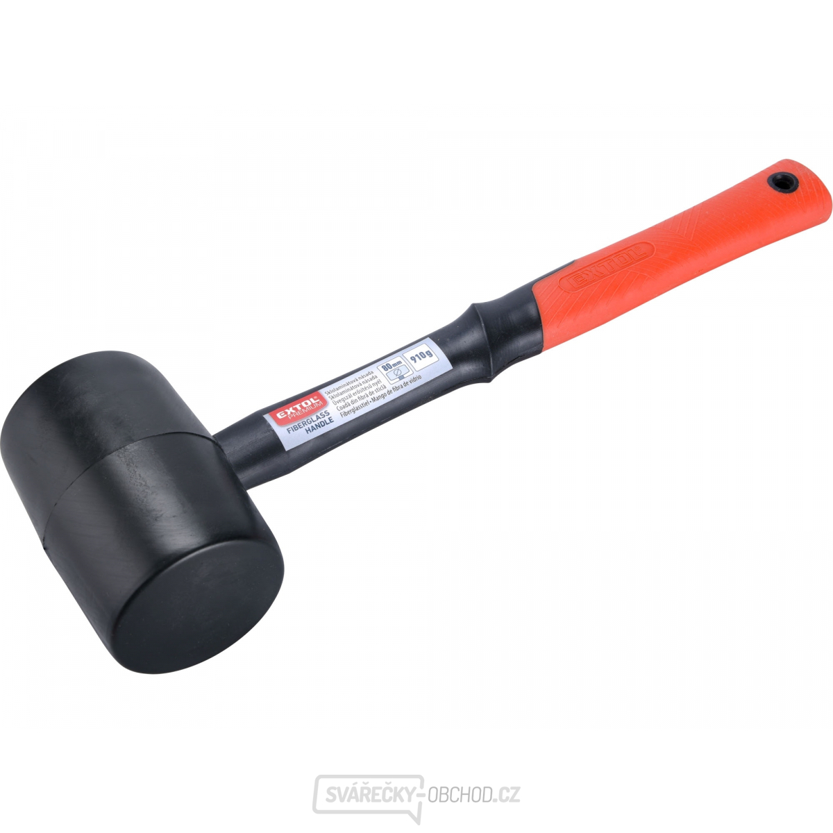 Palička pryžová černá, průměr 80mm