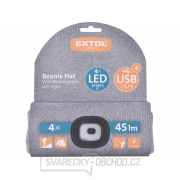 čepice s čelovkou 45lm, nabíjecí, USB, šedá, univerzální velikost čepice s čelovkou 45lm, nabíjecí, USB, šedá, univerzální velikost náhled