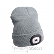 čepice s čelovkou 45lm, nabíjecí, USB, šedá, univerzální velikost čepice s čelovkou 45lm, nabíjecí, USB, šedá, univerzální velikost gallery main image