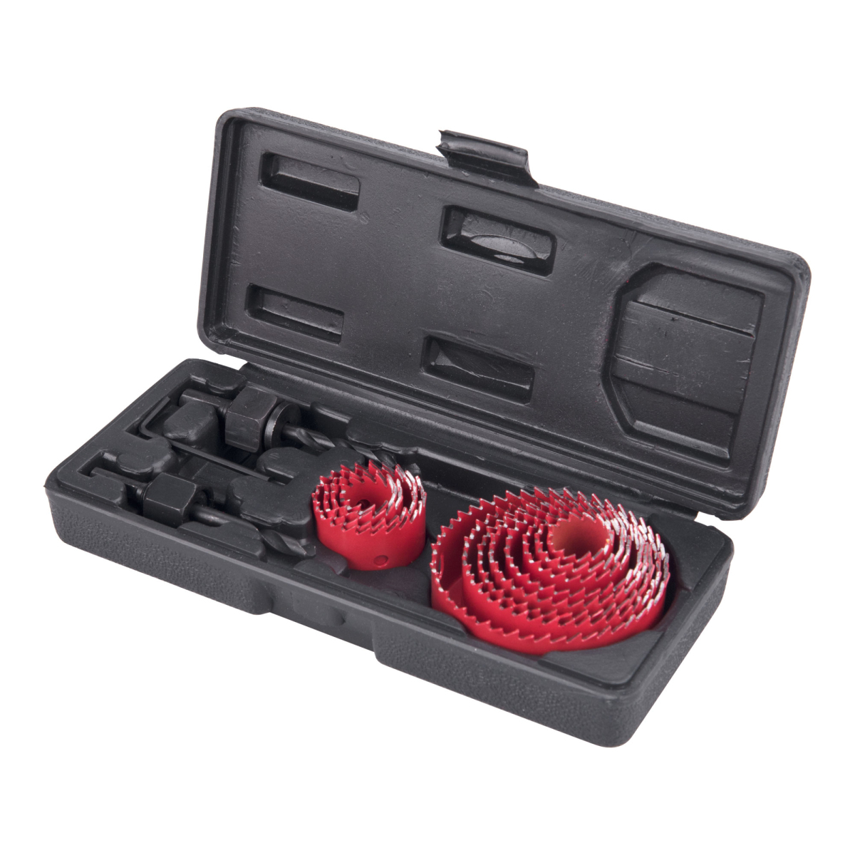Levně Vrtáky vykružovací korunkové, 12průměrů O 19-76mm 8801606