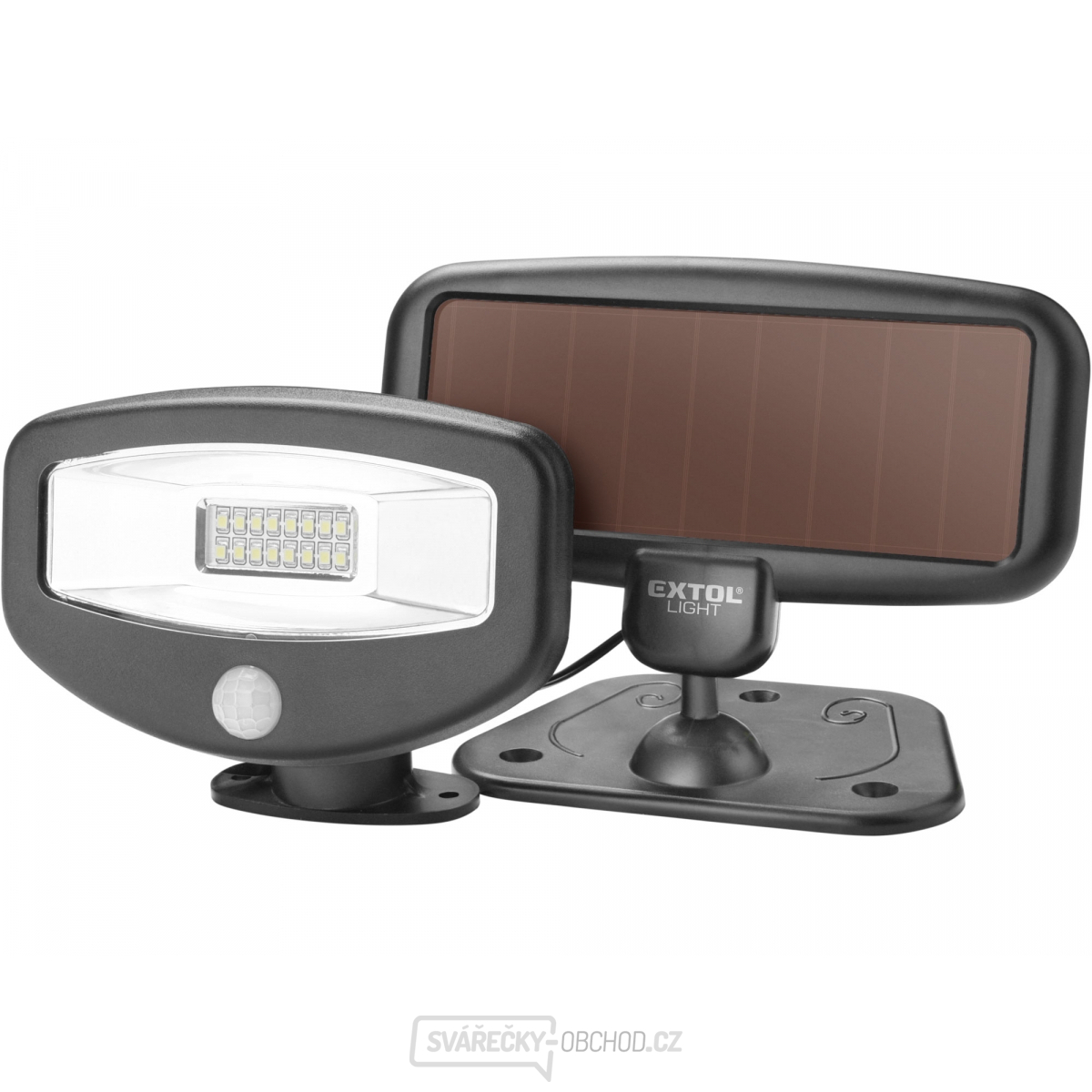 Reflektor LED s pohybovým čidlem, 100lm, solární nabíjení