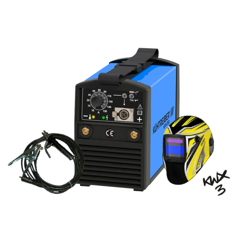 Kühtreiber KITin 150 + svařovací kabely 25/5 m + samostmívací kukla 50207set5