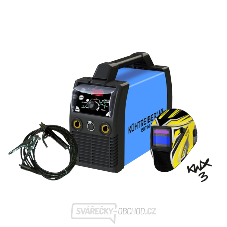 Kühtreiber KITin 150 TIG LA RS + kabely 25/5m + kukla