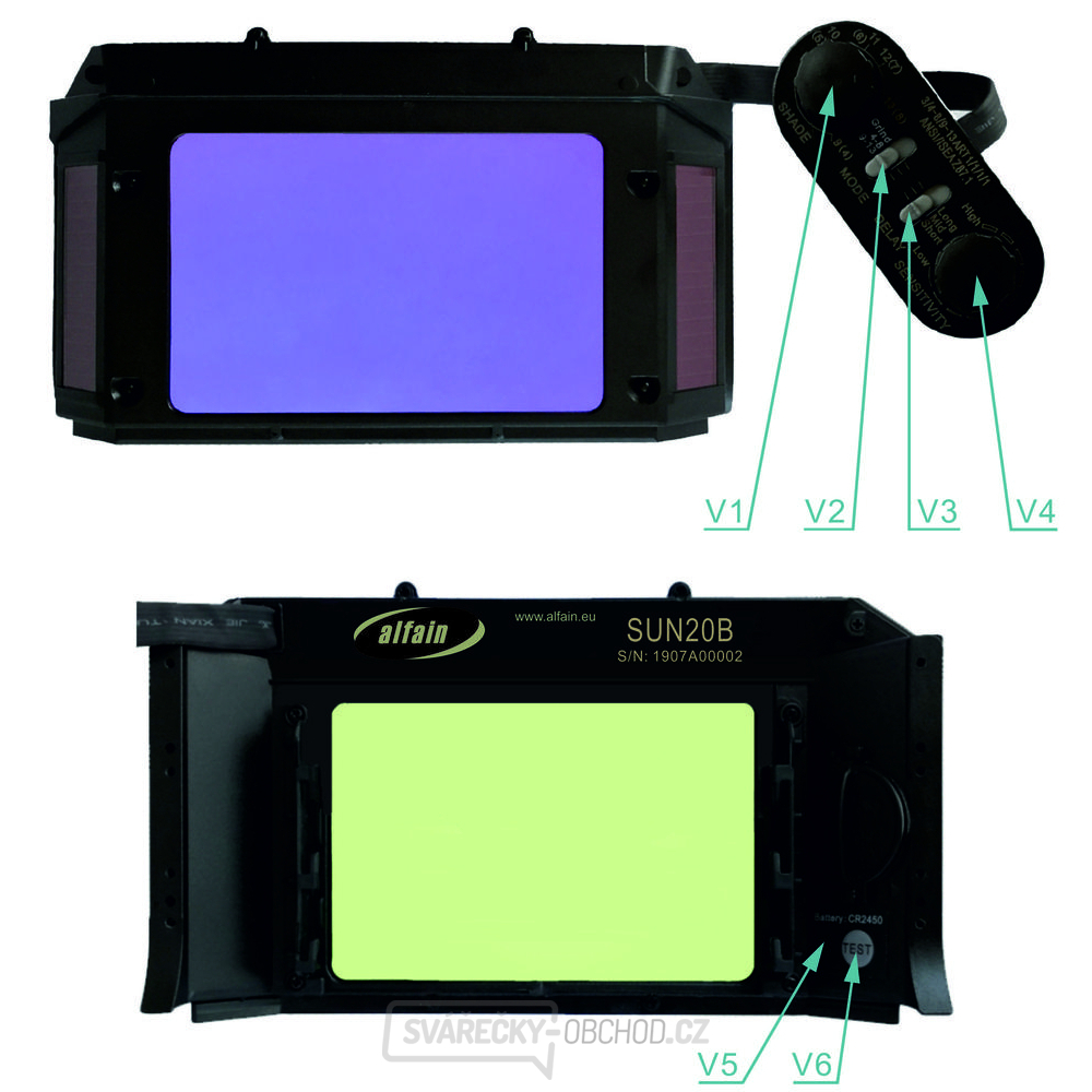 Kazeta samostmívací pro kuklu S20B Flipper vč. regulace stmívání a knoflíků Kazeta samostmívací pro kuklu S20B Flipper vč. regulace stmívání a knoflíků gallery main image