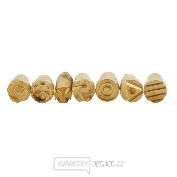 Mosazné pájecí nástavce pro pájku 1500KIT/PRO Kemper - 7ks