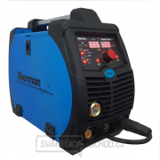 Sherman DIGIMIG 200 GD Synergy + Hořák + Zemnící kabel + Redukční ventil + Samostmívací kukla + Drát + Vozík + Plná lahev Náhled