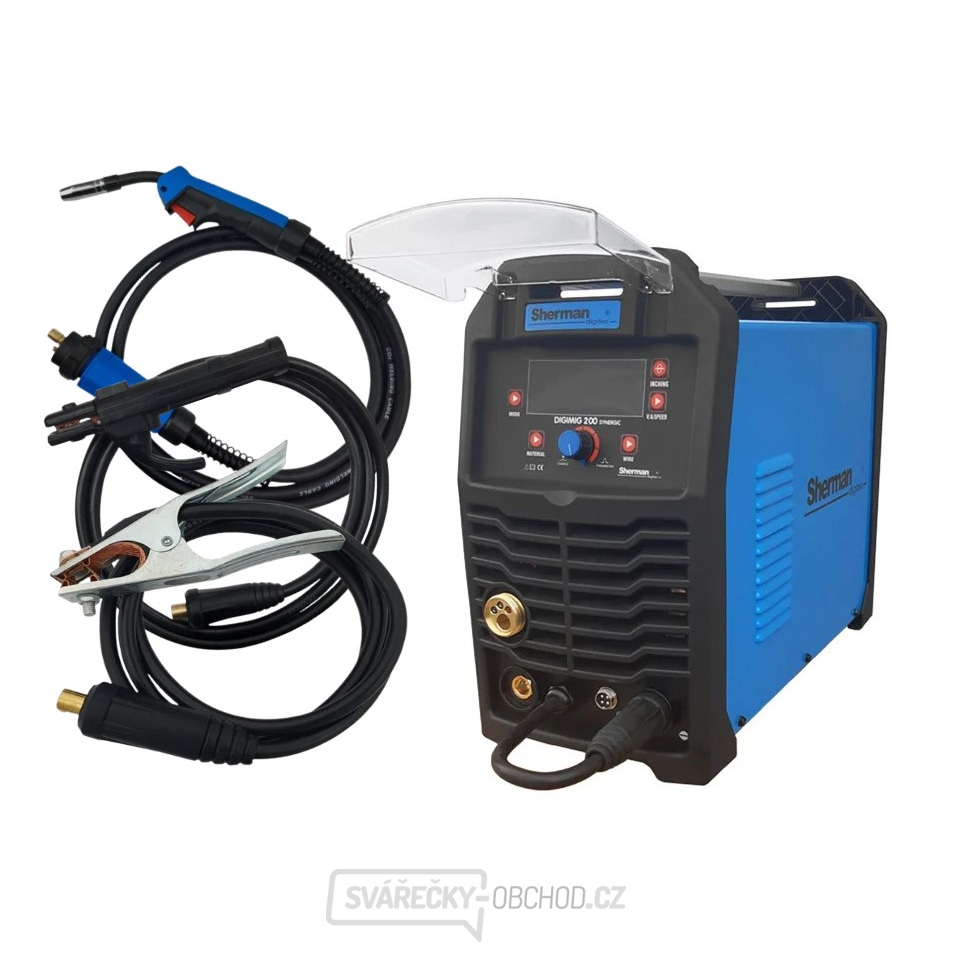 Sherman DIGIMIG 200 Synergic + Hořák + Kabely
