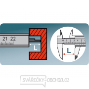 Měřítko posuvné kovové, 0-200mm náhled