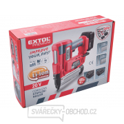 Hřebíkovačka aku EXTOL PREMIUM SHARE 20V Li-ion, 2000mAh Hřebíkovačka aku EXTOL PREMIUM SHARE 20V Li-ion, 2000mAh náhled