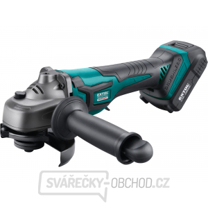 Aku úhlová bruska 125mm EXTOL INDUSTRIAL, SHARE20V, BRUSHLESS, 20V Li-ion, 2000mAh Aku úhlová bruska 125mm EXTOL INDUSTRIAL, SHARE20V, BRUSHLESS, 20V Li-ion, 2000mAh gallery main image
