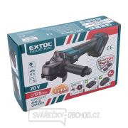 Akumulátorová úhlová bruska 125mm EXTOL INDUSTRIAL, SHARE20V, BRUSHLESS, bez baterie a nabíječky náhled