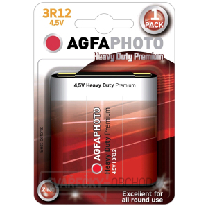 AgfaPhoto zinková baterie 4,5V, blistr 1ks AgfaPhoto zinková baterie 4,5V, blistr 1ks gallery main image