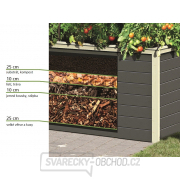 Vyvýšený záhon KARIBU HOCHBEET 190 (73088) natur náhled