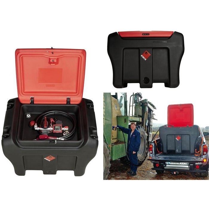 Levně Mobilní nádrž na naftu a LTO 450 l s elektrickým čerpadlem 12 V PRESSOL mobiMASTER 26 430 8960000026430