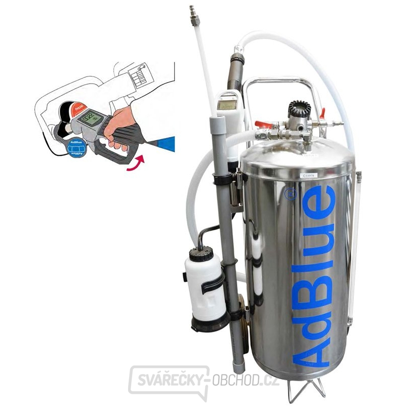 Pojízdná pneumatická plnička AdBlue HU46020