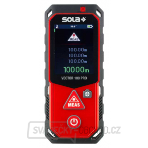 SOLA - VECTOR 100 PRO - laserový dálkoměr 100m SOLA - VECTOR 100 PRO - laserový dálkoměr 100m gallery main image