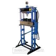 Hydraulicko-pneumatický dílenský lis 30t, s manometrem - ASTA A-30021 gallery main image