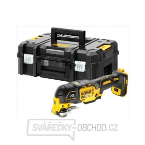 AKU BEZUHLÍKOVÁ OSCILAČNÍ MULTIBRUSKA DeWALT DCS356NT S PŘÍSLUŠENSTVÍM, BEZ BATERIE A NABÍJEČKY, KUFR T-STAK, 18 V AKU BEZUHLÍKOVÁ OSCILAČNÍ MULTIBRUSKA DeWALT DCS356NT S PŘÍSLUŠENSTVÍM, BEZ BATERIE A NABÍJEČKY, KUFR T-STAK, 18 V gallery main image