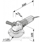 Flex Úhlová bruska univerzálně použitelná 125mm L12-11 1200W Náhled