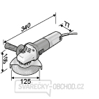 Flex Úhlová bruska s brzdou 125mm LB17-11 1700W Náhled