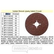 MAGG Brusný fíbrový výsek 125mm/80 MAGG Brusný fíbrový výsek 125mm/80 gallery main image