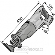 Flex Aku - šavlová pila 18,0 V s orbitálním pohybem RSP DW 18.0-EC/5.0 Set náhled