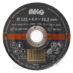 Brusný kotouč na kov 125x6x22,2mm Brusný kotouč na kov 125x6x22,2mm gallery main image