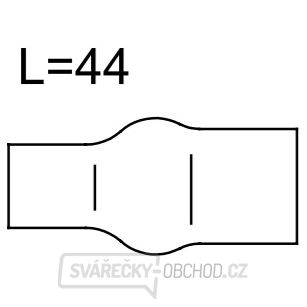 Keramická hubice č. 9 14,4x44 mm (42,0300,0465)