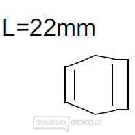Keramická hubice č. 5 8,0x22 mm (42,0300,0817)