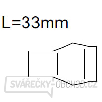 Keramická hubice č. 7 11,2x33 mm (42,0300,0823) Keramická hubice č. 7 11,2x33 mm (42,0300,0823) gallery main image