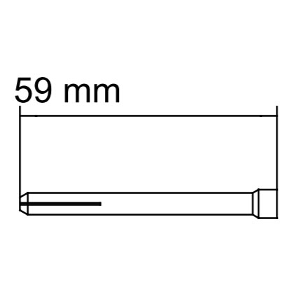 Rohrman Kleština 1,0 L=59mm RA-220L/420W (42,0001,0697)