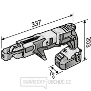 Flex Aku-stavební šroubovák 18,0 V se zásobníkem na páskované šrouby DW 45 18.0-EC M/2.5 Set náhled