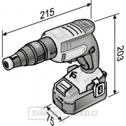Flex Aku-stavební šroubovák 18,0 V DW 45 18.0-EC/2.5 Set náhled