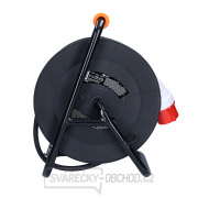 Solight prodlužovací přívod na bubnu, 3 zásuvky, 400V + 230V, 25m gumový kabel 3x1,5mm2, IP44 náhled