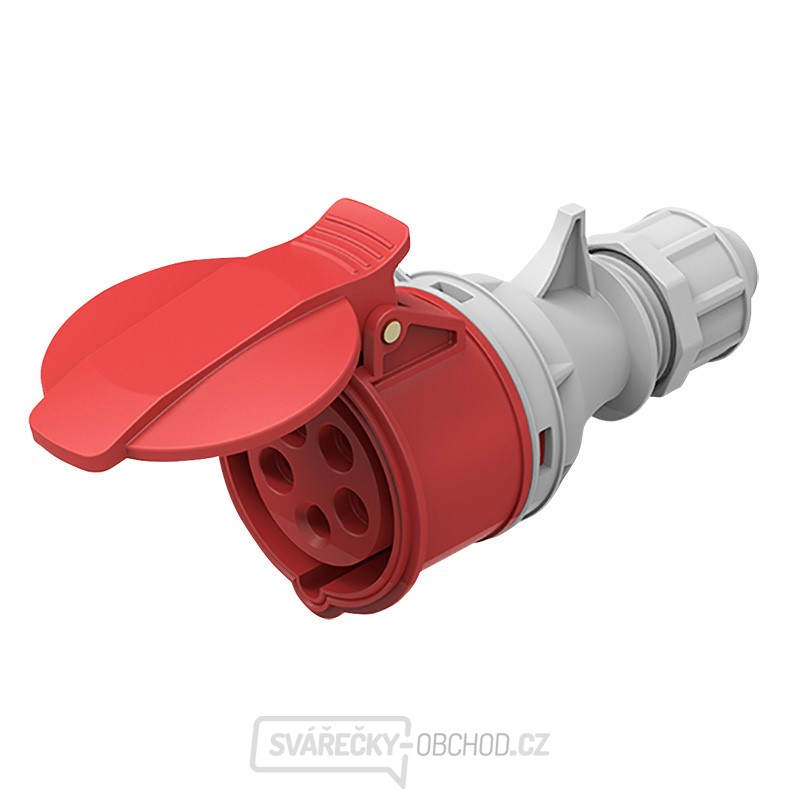 Solight zásuvka přímá, 5-pólová, 400v/32A, IP44