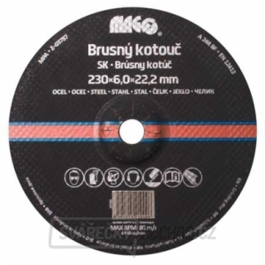 Brusný kotouč na kov 230x6x22,2 mm 