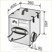 Flex Stavební čistička vzduchu, třída prašnosti M VAC 800-EC náhled