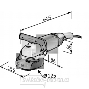 Flex Silná sanační bruska s výkonem 1800 W pro broušení až do rohů 125 mm LD 18-7 125 R, Kit Turbo-Jet náhled