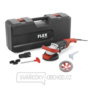 Flex Silná sanační bruska s výkonem 1800 W pro broušení až do rohů 125 mm LD 18-7 125 R, Kit Turbo-Jet