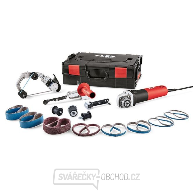Flex Pásová bruska na trubky a pásový pilník TRINOXFLEX v sadě BRE 8-4 INOX Set