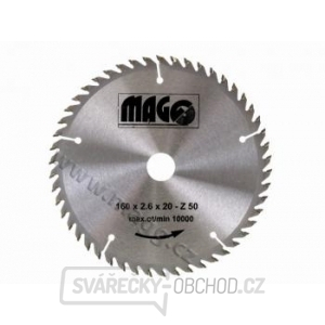 MAGG Pilový kot. 160x2,6x20 / 50 zubů - střídavě trapézové  MAGG Pilový kot. 160x2,6x20 / 50 zubů - střídavě trapézové  gallery main image
