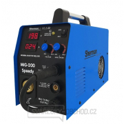 Sherman MIG 200 Speedy + hořák + kabely + Drát + Magnet + Kukla + Vozík + Ventil + Sprej + plná Lahev CO2  náhled