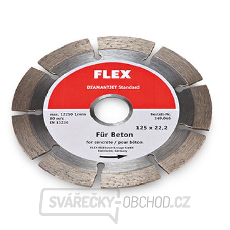 Flex Diamantjet - diamantový řezací kotouč standart na beton Diamantjet Ø 125 