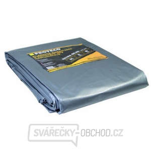 plachta 3x4 m  extra silná nepromokavá s oky šedá 160g/m2 gallery main image