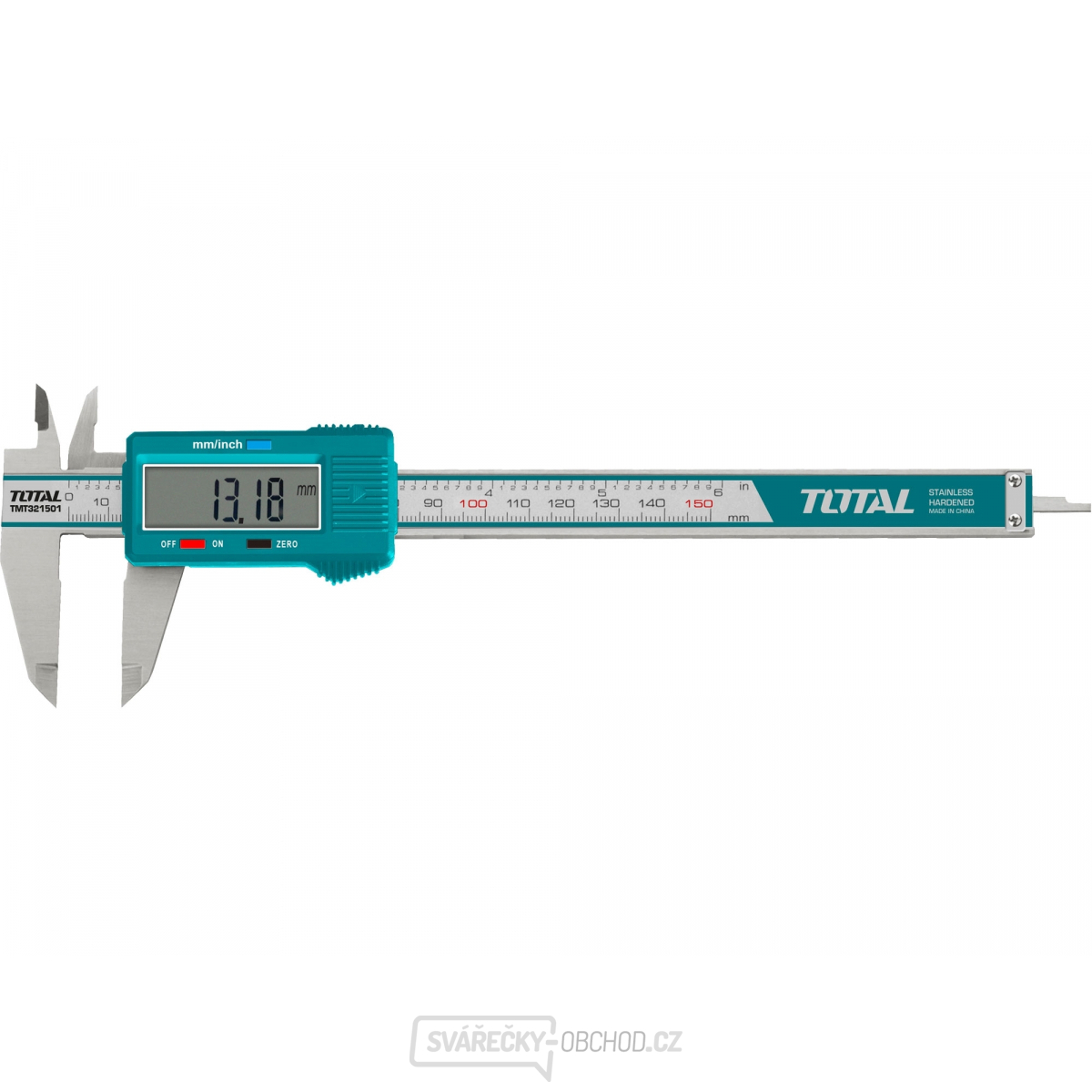 Měřítko posuvné digitální, 150mm, rozlišení 0-150mm, rozlišení 0,01mm