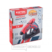 Pistole tavná lepící aku, ⌀7,2mm, 4V Li-ion, 1500mAh náhled