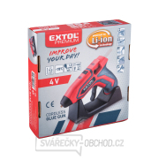 Pistole tavná lepící aku, ⌀7,2mm, 4V Li-ion, 1500mAh náhled